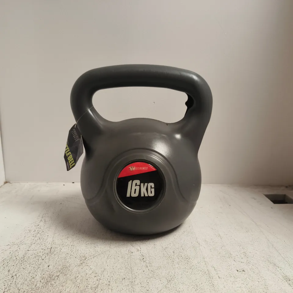 PHOENIX FITNESS VINYL 16KG KETTLEBELL WEIGHT
