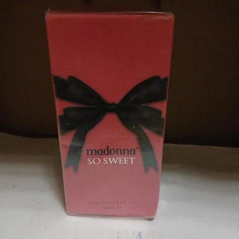 BOXED AND SEALED MADONNA SO SWEET EAU DE TOILETTE FOR HER 50ML