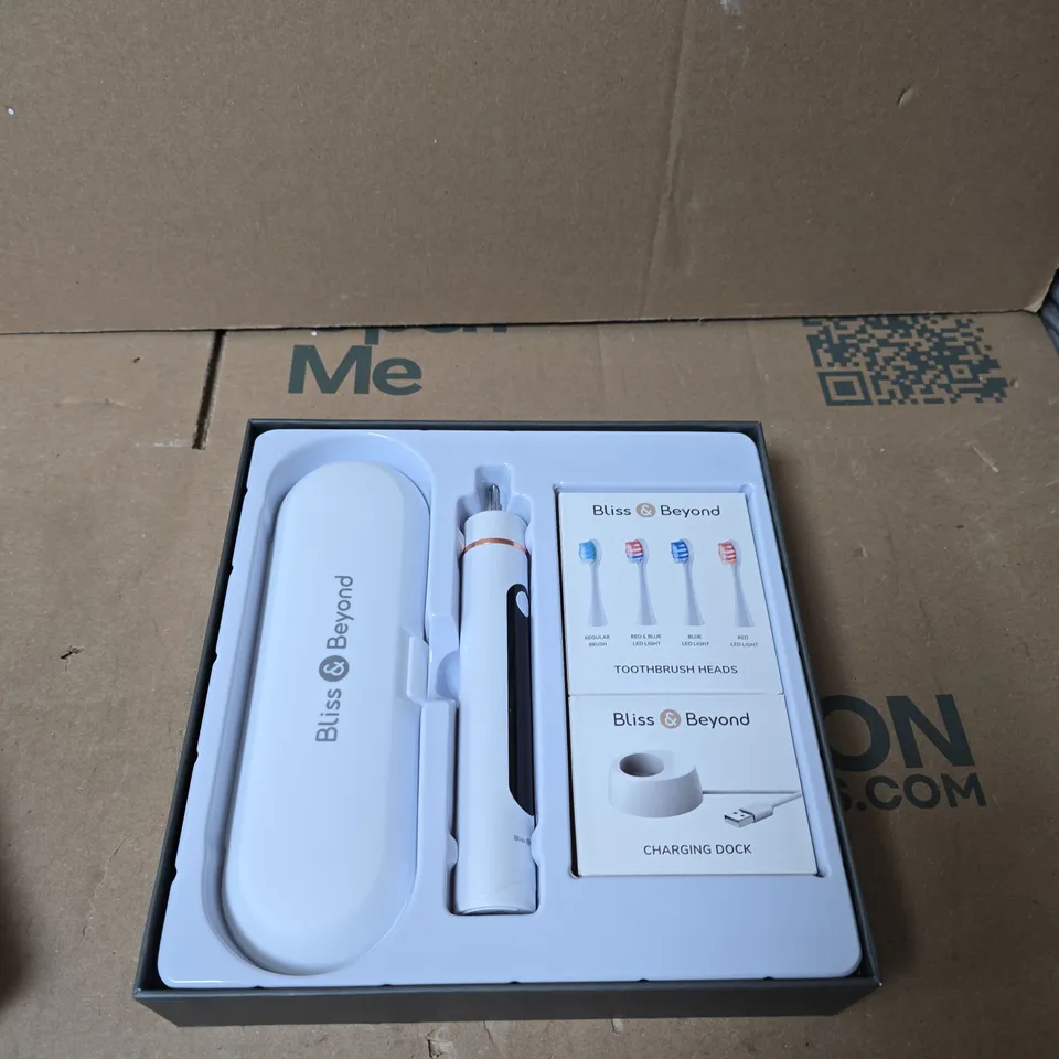 BLISS & BEYOND SONIC+LED ELECTRIC TOOTHBRUSH 