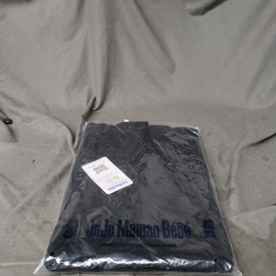 JOJO MAMAN BEBE BLACK JERSEY DUNGAREES SMALL BAGGED WITH TAGS