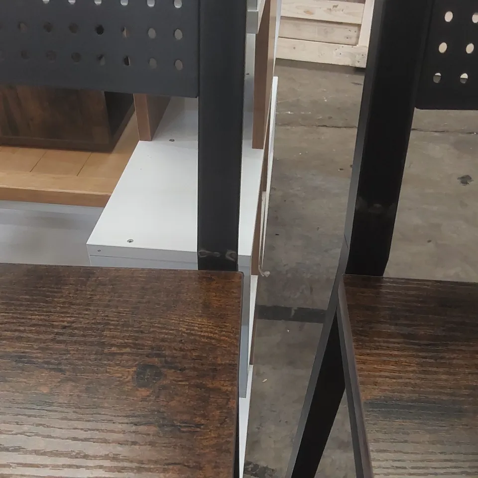 PAIR OF DESIGNER BAR CHAIRS