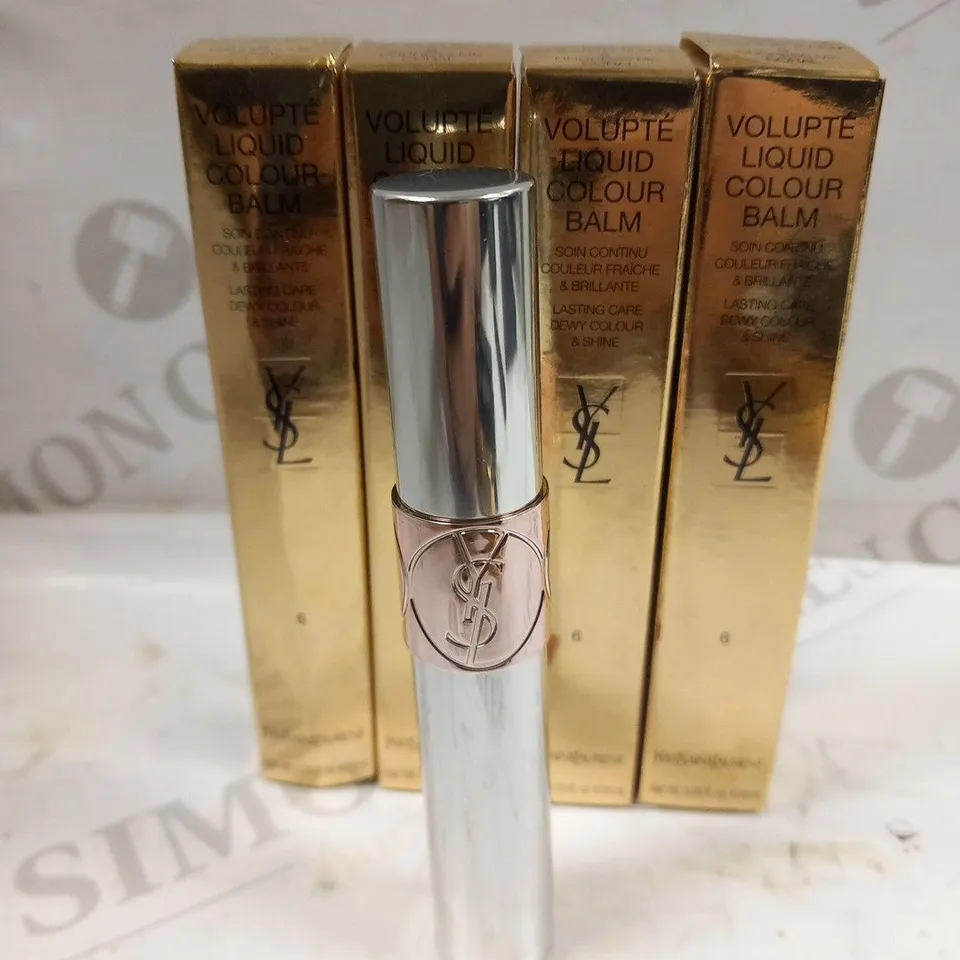 5 BOXED YVES SAINT LAURENT VOLUPTE LIQUID COLOUR BALM