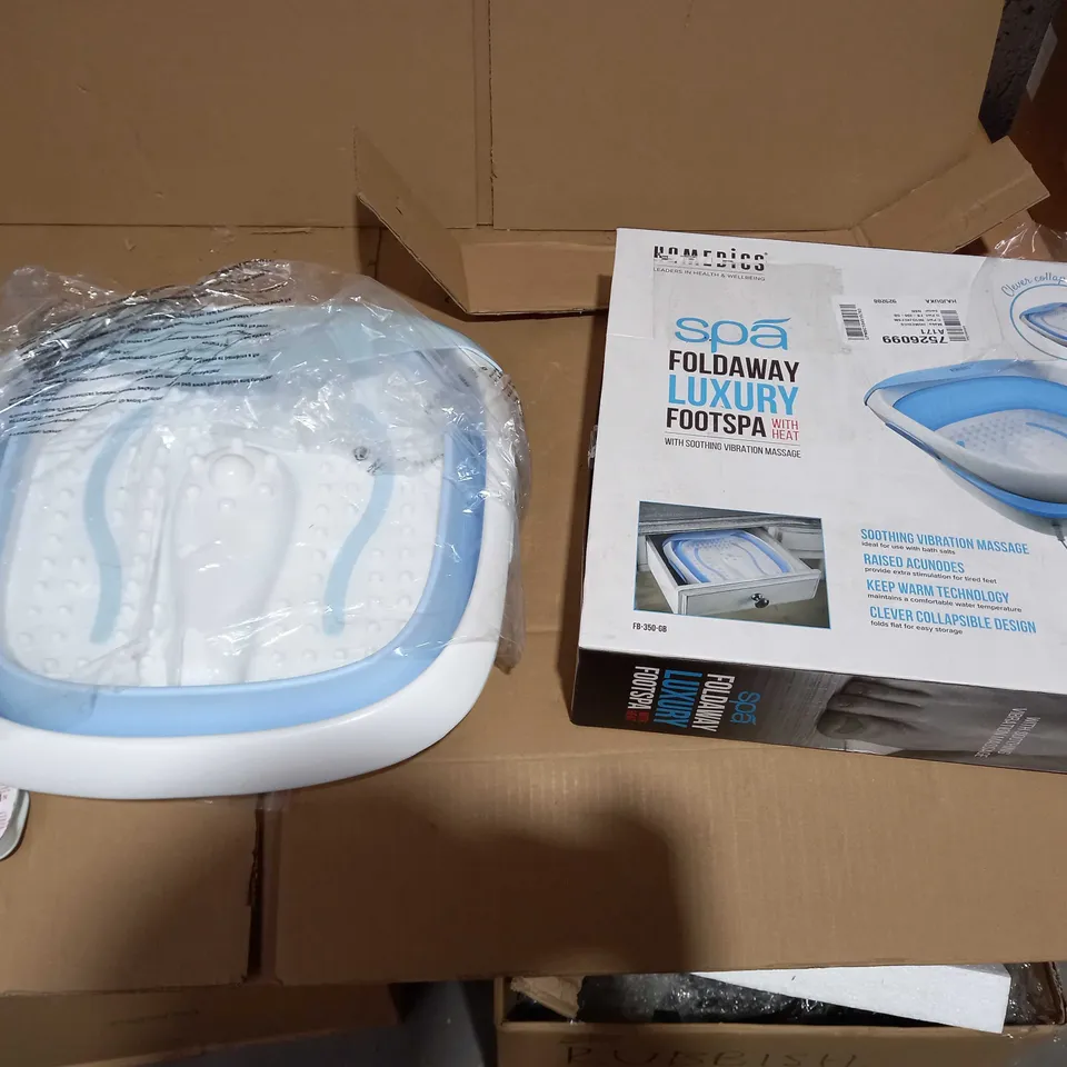 HOMEDICS SPA FOLDAWAY LUXURY FOOTSPA