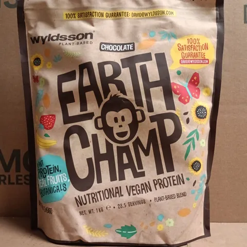 WYLDSSON EARTH CHAMP PLANT-BASED CHOCOLATE FLAVOUR VEGAN PROTEIN