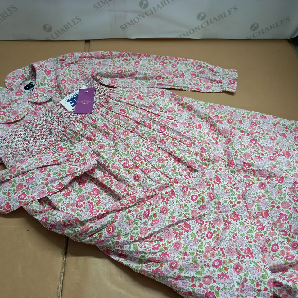 QUESTION EVERYTHING FLORAL DRESS - 8-9 YRS