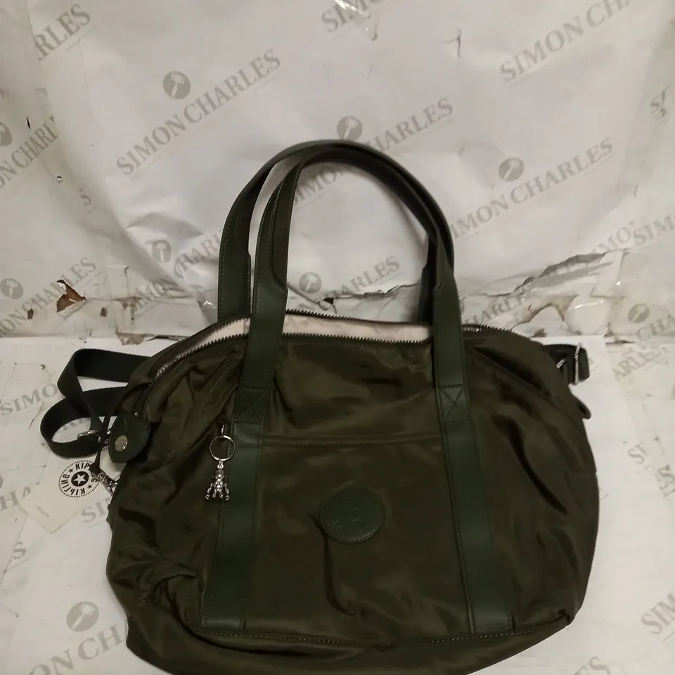 KIPKING GREEN ON HAND TRAVEL BAG 