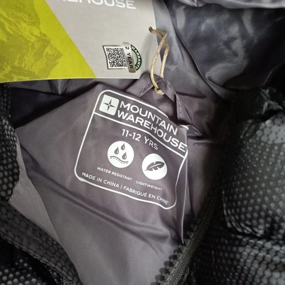 MOUNTAIN WAREHOUSE KIDS' PADDED JACKET – CHARCOAL, 11-12 YEARS