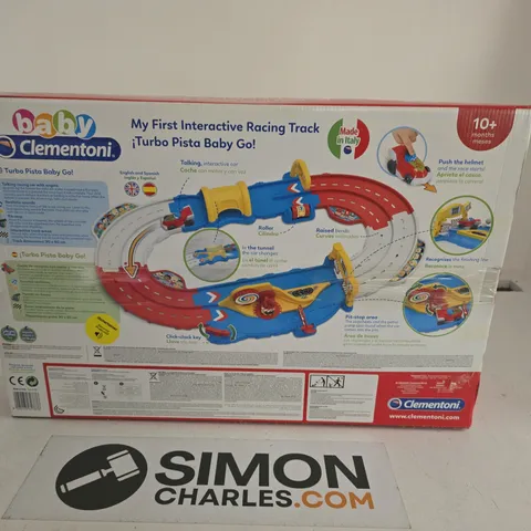 CLEMENTONI MY FIRST INTERACTIVE RACING TRACK – TURBO PISTA BABY GO! (BOXED)