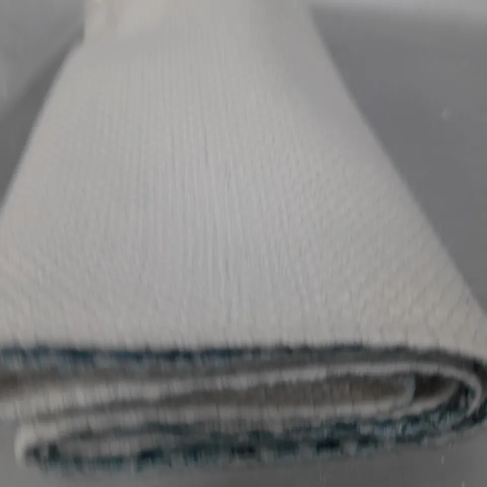 BLUE AND WHITE RUG 60X120CM