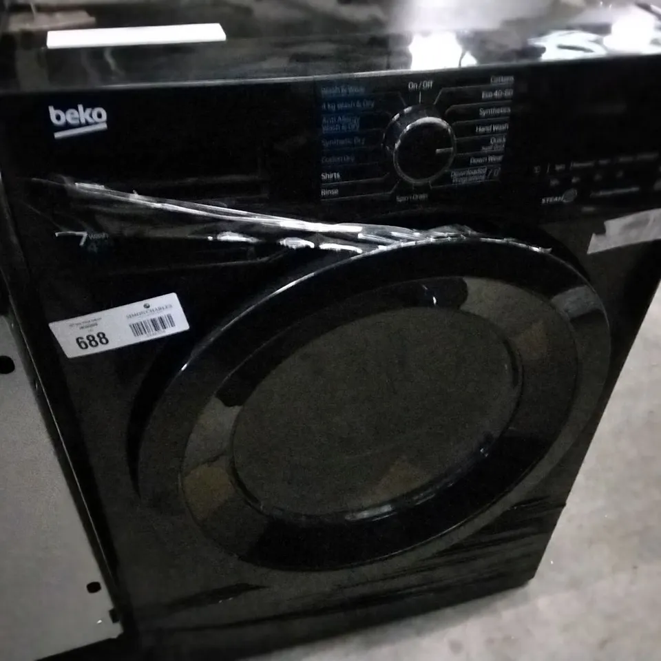 DESIGNER BEKO WASH AND DRY MACHINE BLACK