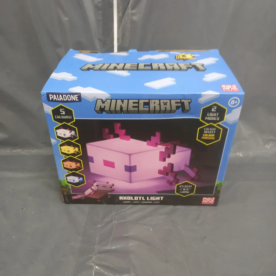 BOXED MINECRAFT AXOLOTL LIGHT