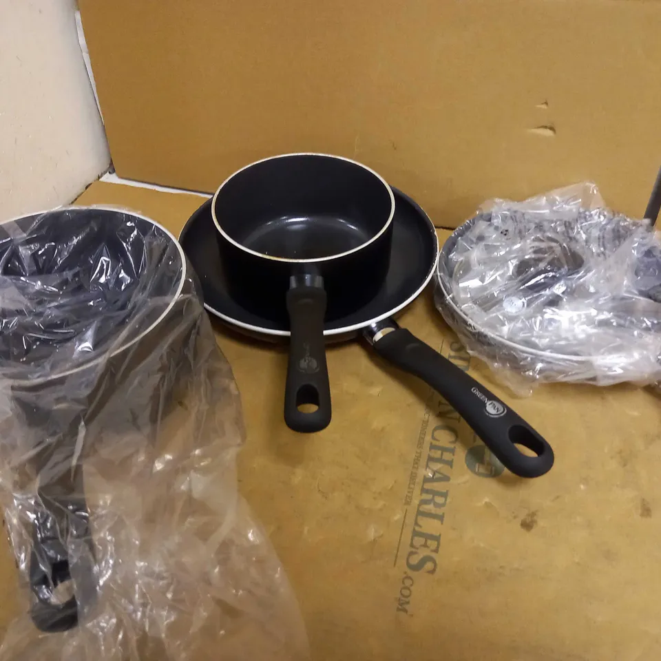 GREENPAN CAMBRIDGE CERAMIC NON-STICK COOKWARE SET