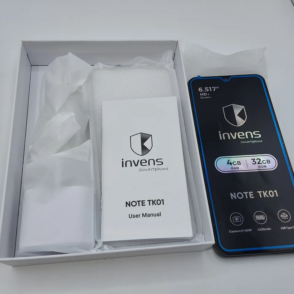 BOXED INVENS NOTE TK0132GB IN BLACK