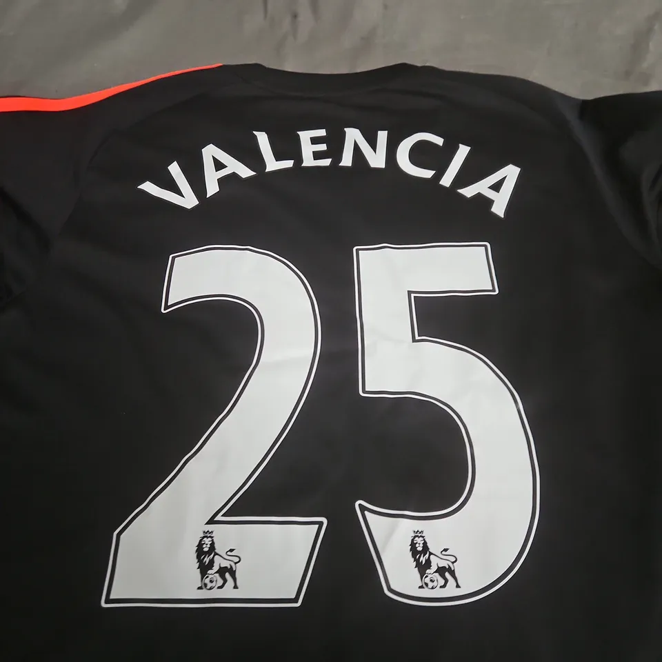 MANCHESTER UNITED FC AWAY SHIRT VALENCIA 25 – SIZE L
