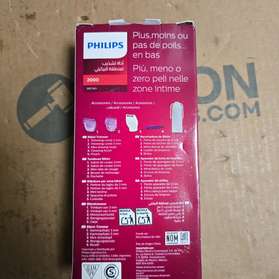 PHILIPS BIKINI TRIMMER 2000 – BOXED