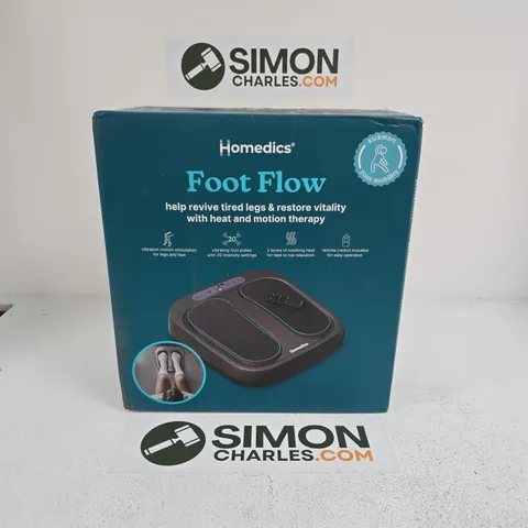 BOXED HOMEDICS FOOT FLOW VIBRATION FOOT MASSAGER