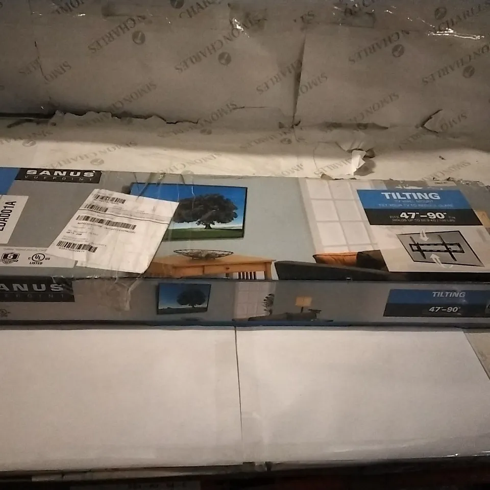 BOXED TILTING TV WALL MOUNT 