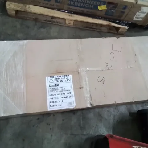 BOXED CLARKE CWB1700P 5 DRAWER WORKBENCH