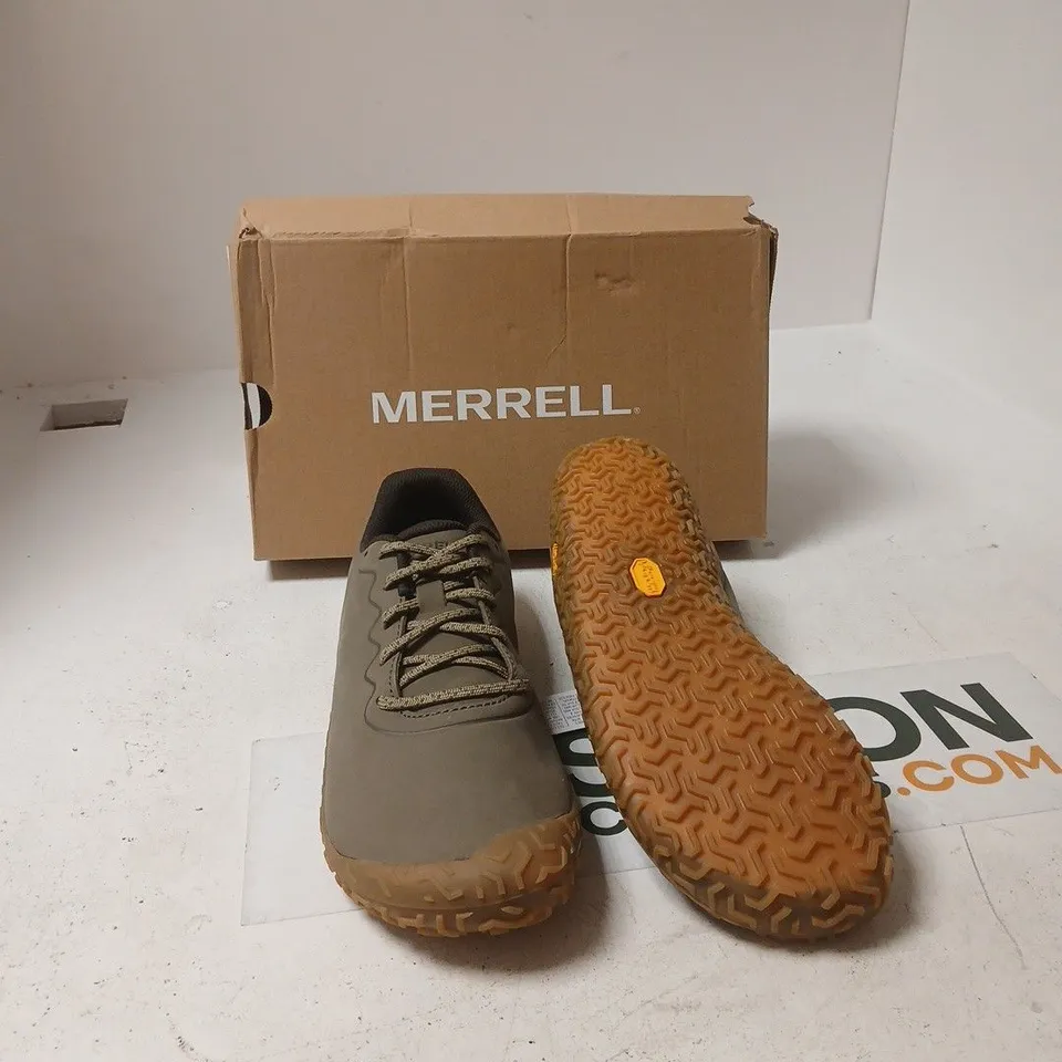 MERRELL VAPOR GLOVE 6 LTR OLIVE – MEN'S SHOES, UK 9.5 (US 10), BOXED