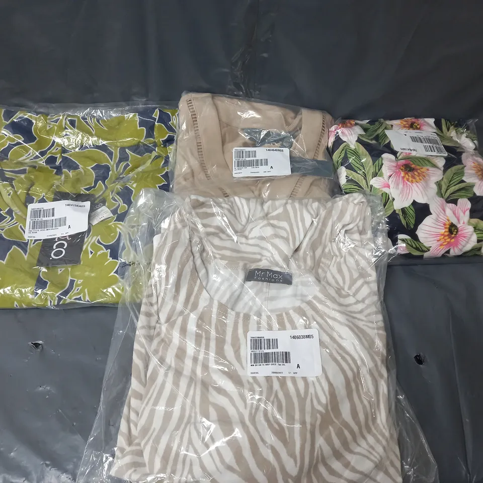 APPROXIMATELY 20 ASSORTED LADIES CLOTHING IN VARIES SIZES, COLOURS AND STYLES
