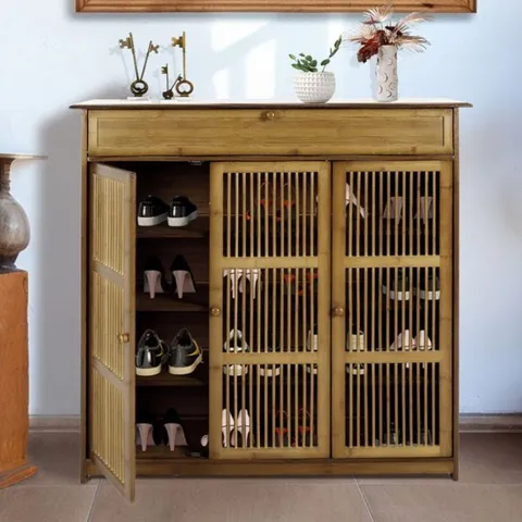 BOXED 18 PAIR SHOE STORAGE CABINET (1 BOX)