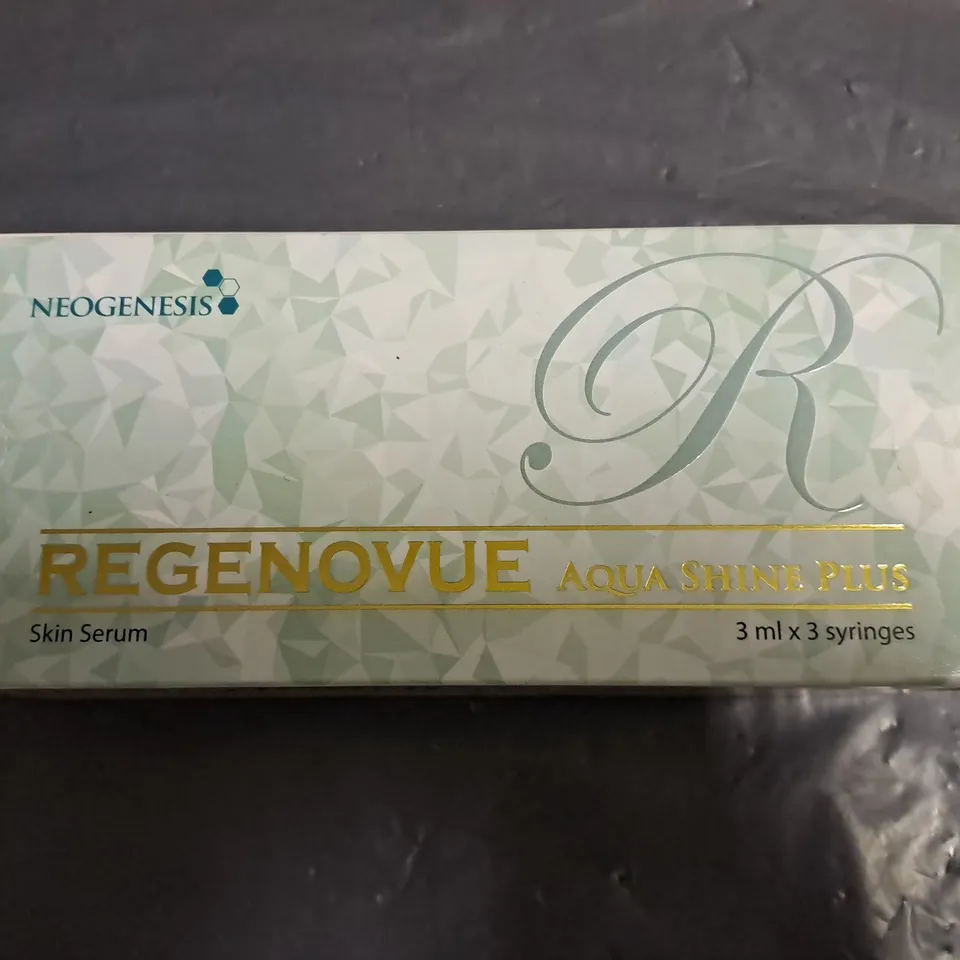 NEOGENESIS REGENOVUE AQUA SHINE PLUS SKIN SERUM - 3ML X 3 SYRINGES