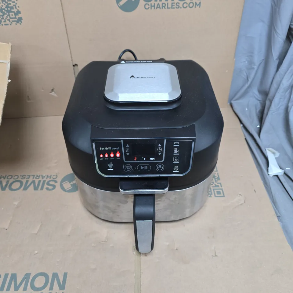 MASTERPRO SMOKELESS GRILL 5.6LTR 1760W – BLACK (NOT IN ORIGINAL BOX)