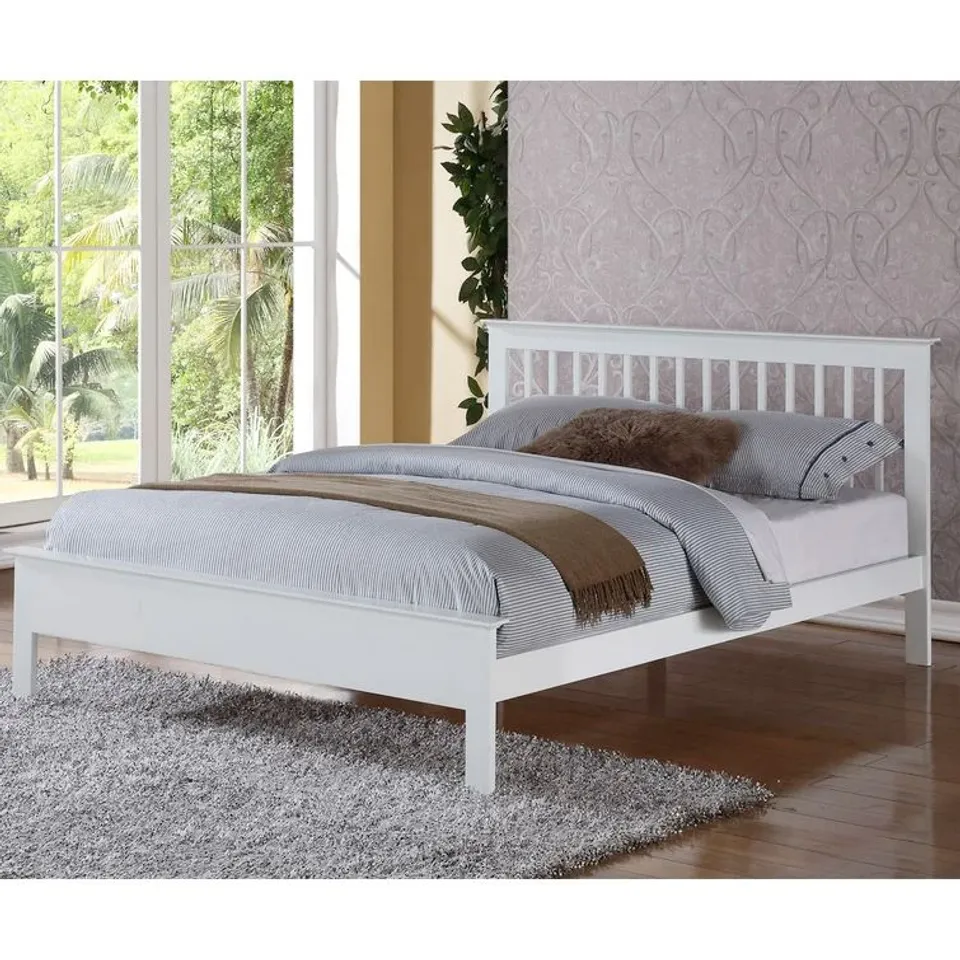 BOXED ALVARES BED FRAME SMALL DOUBLE (2 BOXES)