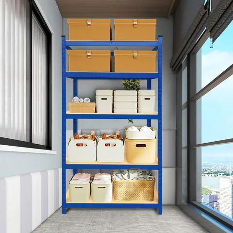 BOXED MILEYSHKA 70CM W METAL HEIGHT ADJUSTABLE SHELVING UNIT 