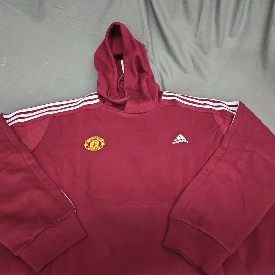 ADIDAS MANCHESTER UNITED HOODIE SIZE XL