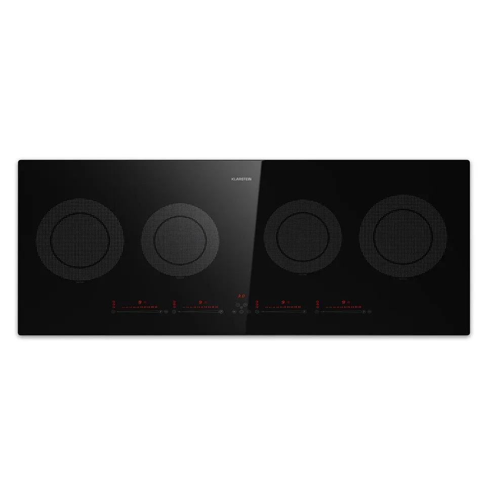 KLARSTEIN MASTERZONE 90CM 4 RING INDUCTION HOB BLACK
