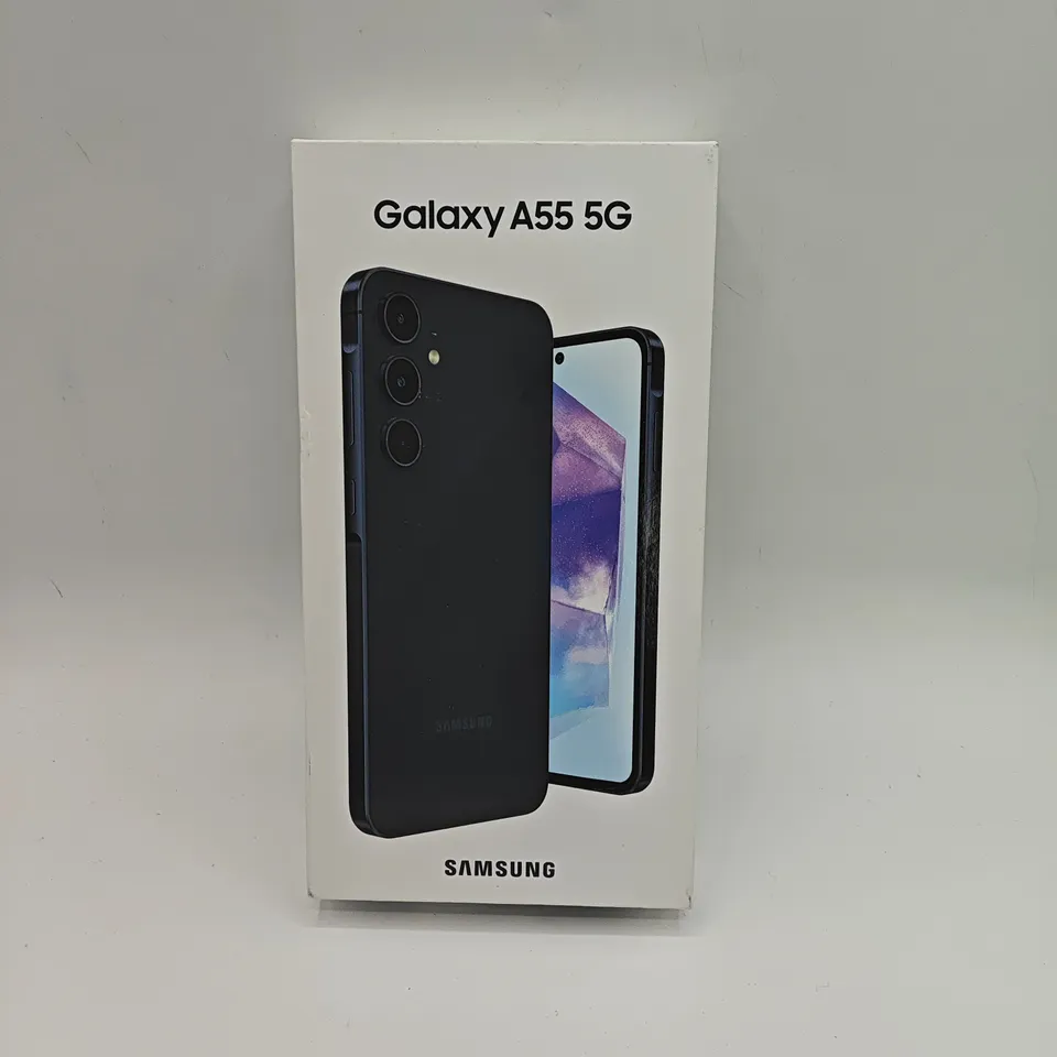 BOXED SAMSUNG GALAXY A55 5G 8/128GB IN AWESOME NAVY -SM-A556B