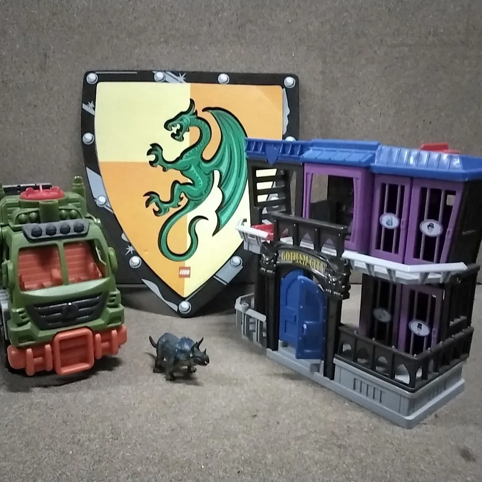 BOX CONTAINING CHILDRENS TOYS