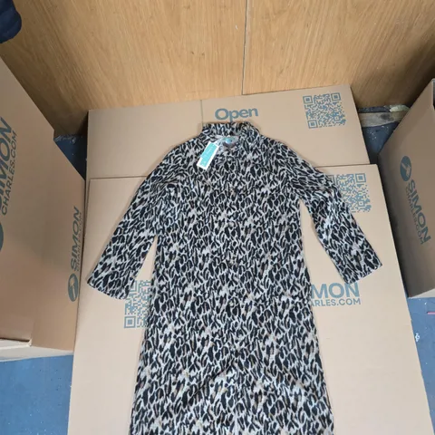 LA MAREY LEOPARD PRINT COAT – WOMEN'S, UK M (M)