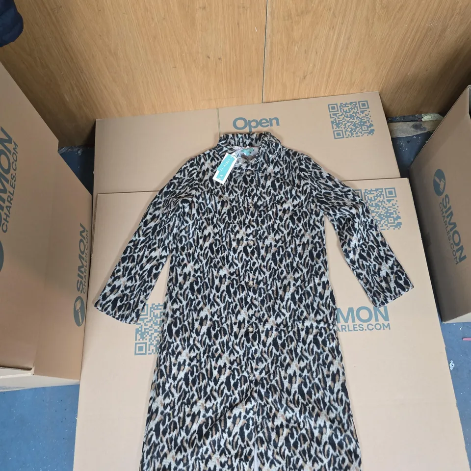 LA MAREY LEOPARD PRINT COAT – WOMEN'S, UK M (M) 