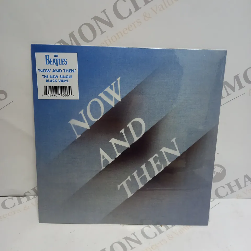 SEALED BEATLES NOW & THEN SINGLE BLACK VINYL 