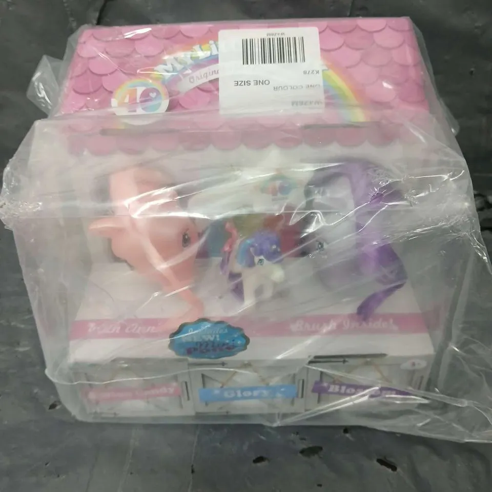 MY LITTLE PONY 40TH ANNIVERSARY COLLECTOR PACK - PEARLIZED BLOSSOM, COTTON CANDY & MINI GLORY