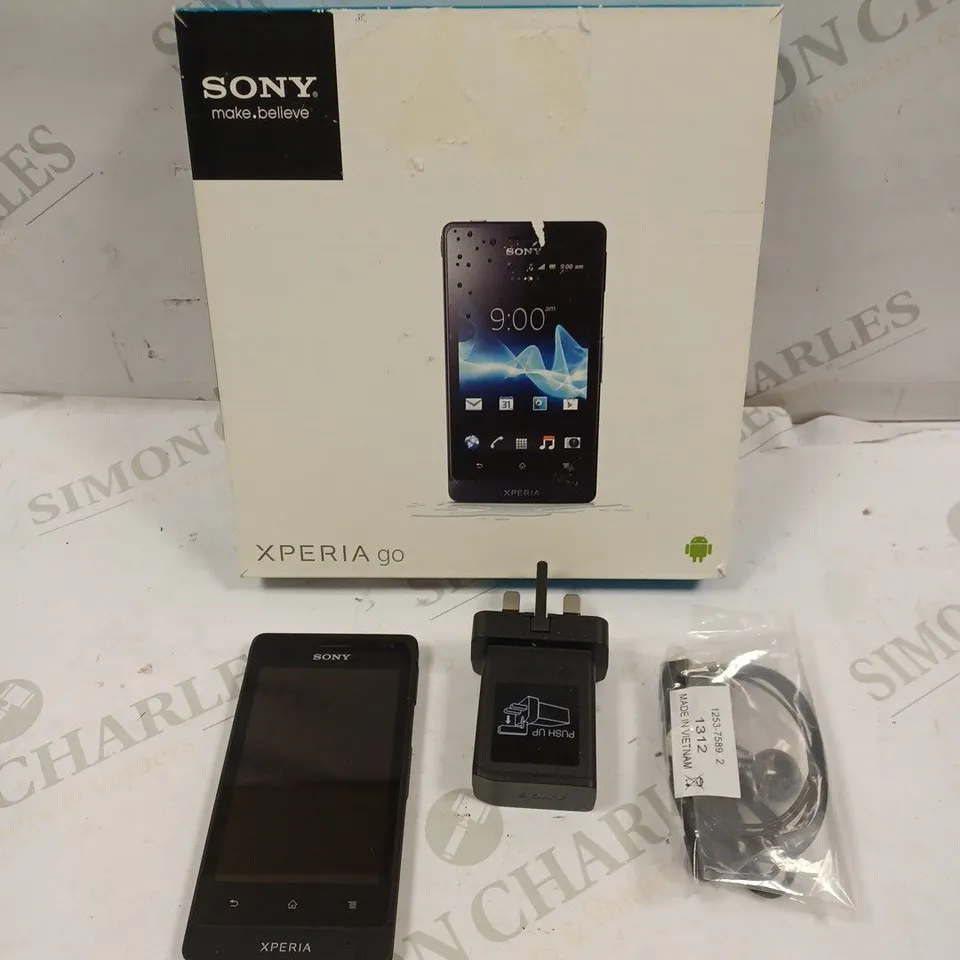 SONY XPERIA GO ST27I ANDROID SMARTPHONE - TACTILE BLACK
