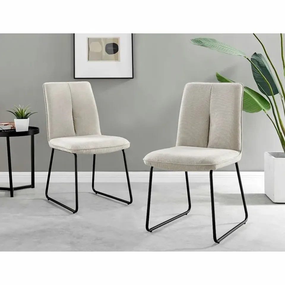 BOXED DEVUNTE UPHOLSTERED DINING CHAIR 