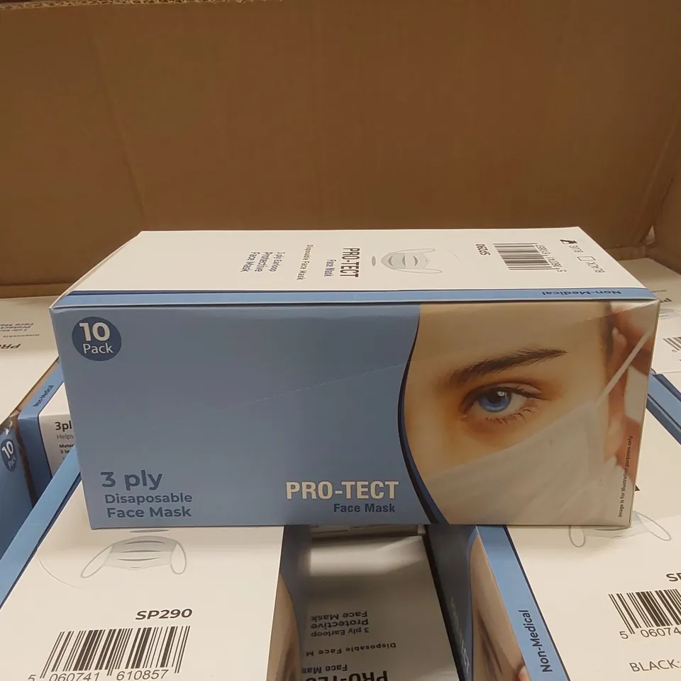 PALLET CONTAINING A VERY LARGE QUANTITY OF MEDICAL FACE MASKS