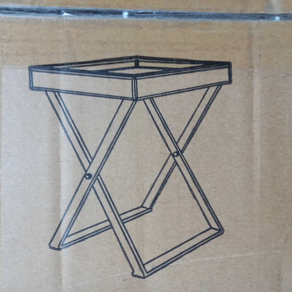 MIRRORED TRAY TABLE RRP £99