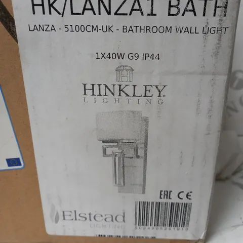 HINKLEY LANZA 1 LIGHT WALL LIGHT