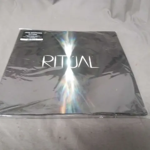 JOHN HOPKINS RITUAL LIMITED BLEEP EDITION 2 X LP CLEAR VINYL SIGNED