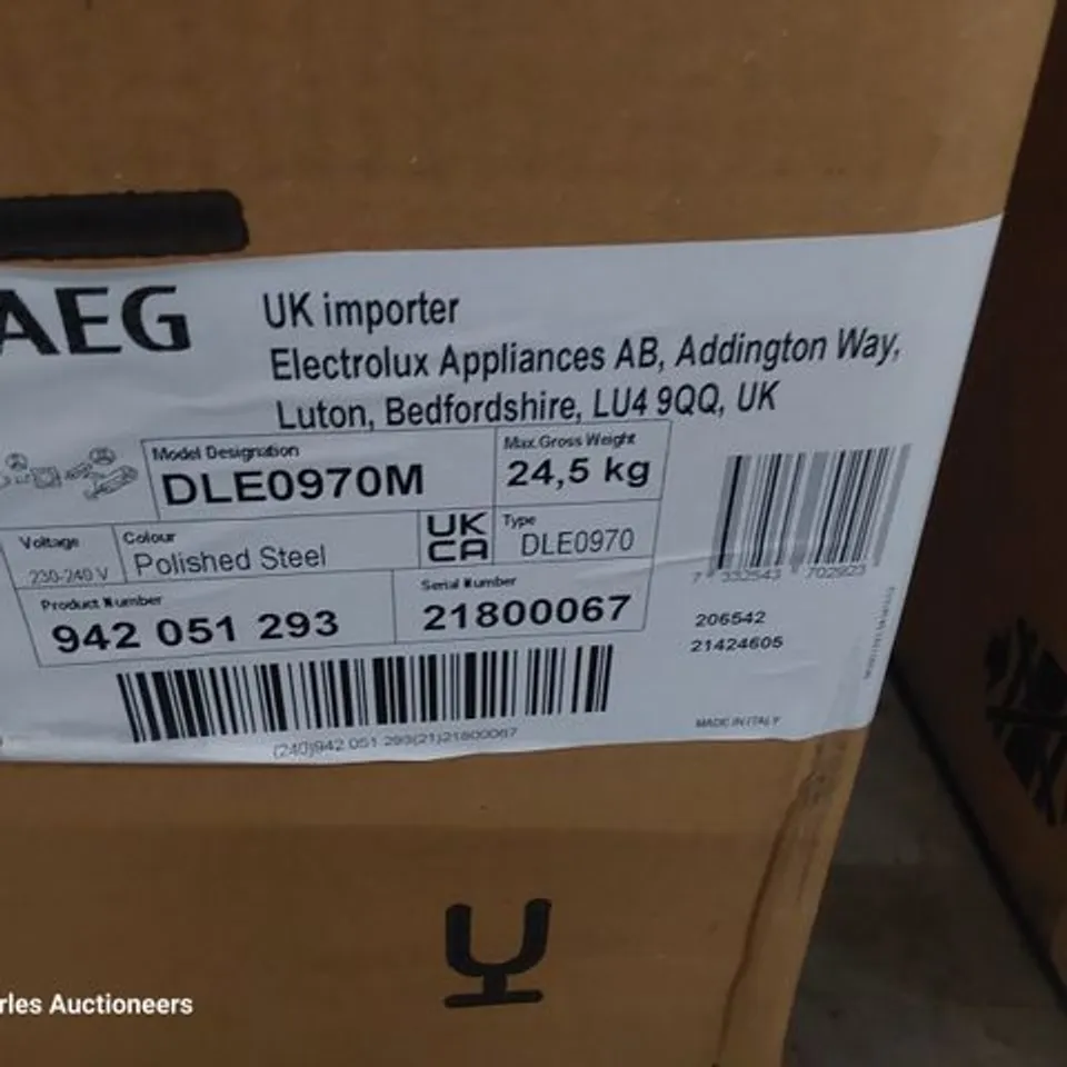 AEG 6000 KITCHEN ISLAND HOOD 90CM MODEL DLE0970M RRP £1425