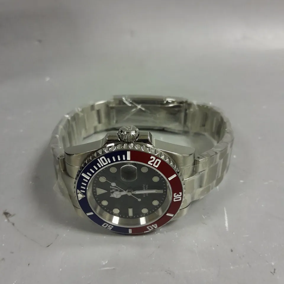 MENS WILLIAM JOURDAIN ULTRA DIVER – NH35 AUTOMATIC MOVEMENT - 200 METER WATER REISTANT – STAINLESS STEEL CASE & STRAP