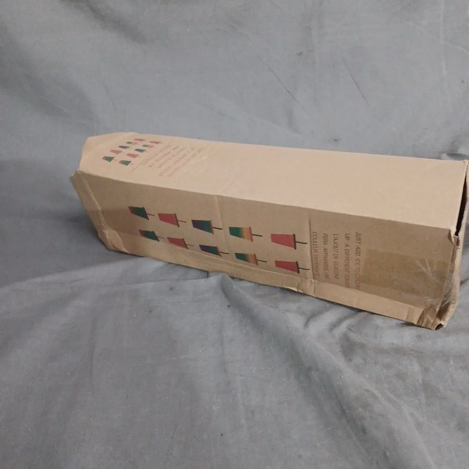 BOX OF APPROXIMATELY 20 ASSORTED HOUSEHOLD ITEMS INCLUDING OREA FILTERS , ELBOW GREASE RUBBER CLOTHES AND COLOUR CHANGING CUPS