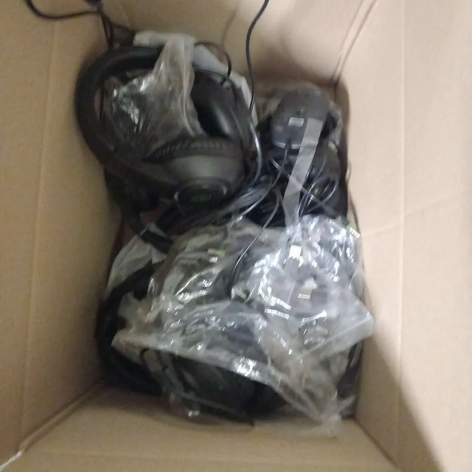 APPROXIMATELY 11 PAIRS OF ASSORTED GEO HEADSETS