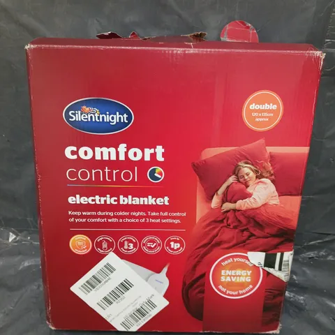 BOXED SILENTNIGHT COMFORT CONTROL ELECTRIC BLANKET