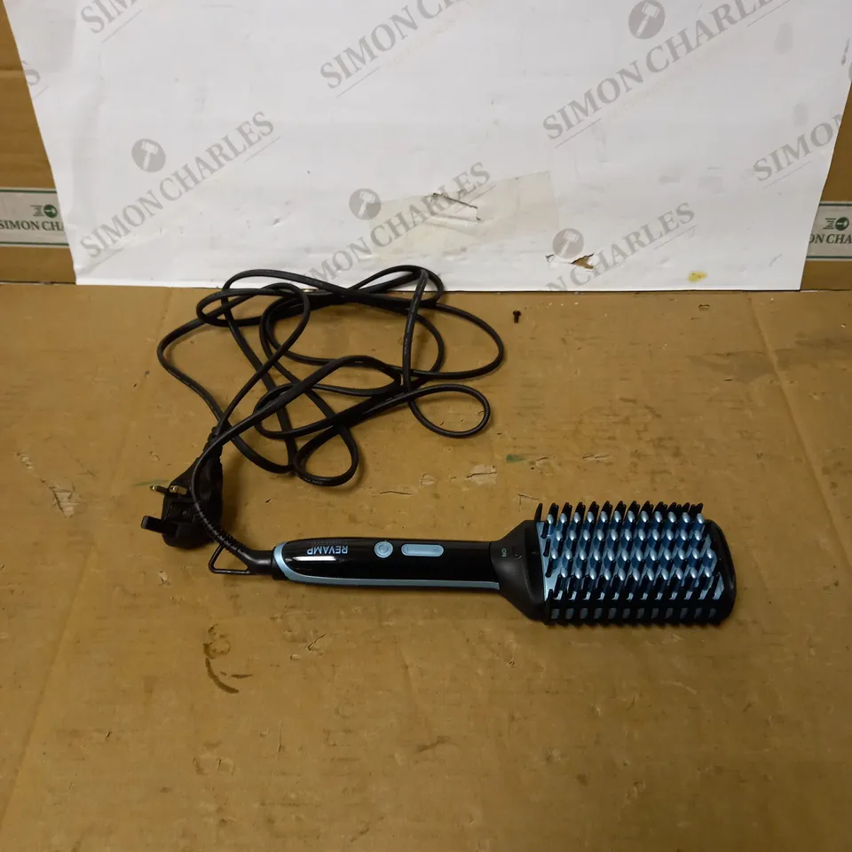 REVAMP PROGLOSS MULITFORM BRUSH - HAIR STRAIGHTENING PADDLE BRUSH WITH HEATED CERAMIC BRISTLES