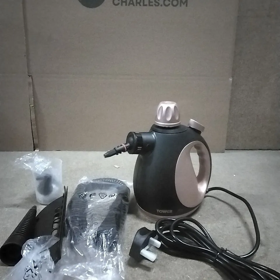 BOXED TOWER RHS10 HANDHELD STEAM CLEANER 